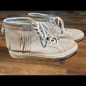 Vans Off the Wall Grey High tops Size 8